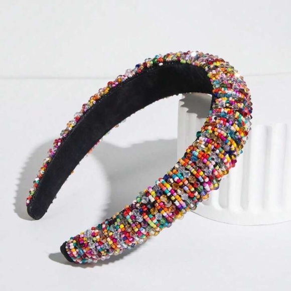 Accessories - Women’s Fashionable Wide Multicolored Headband